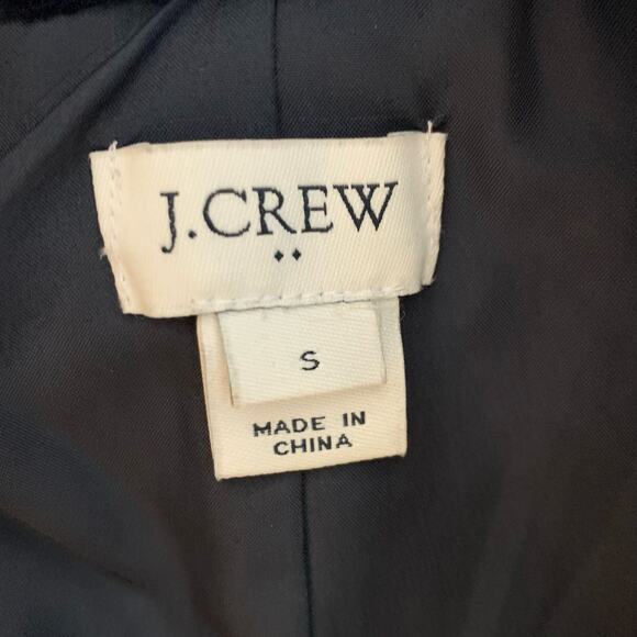 J. Crew Factory Navy Faux Fur Vest Size Small - Picture 8 of 9